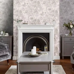 Laura Ashley A Birtle Dove Grey Floral Smooth Wallpaper -Trade Point Sale a birtle dove grey floral smooth wallpaper5011583514094 21i bq