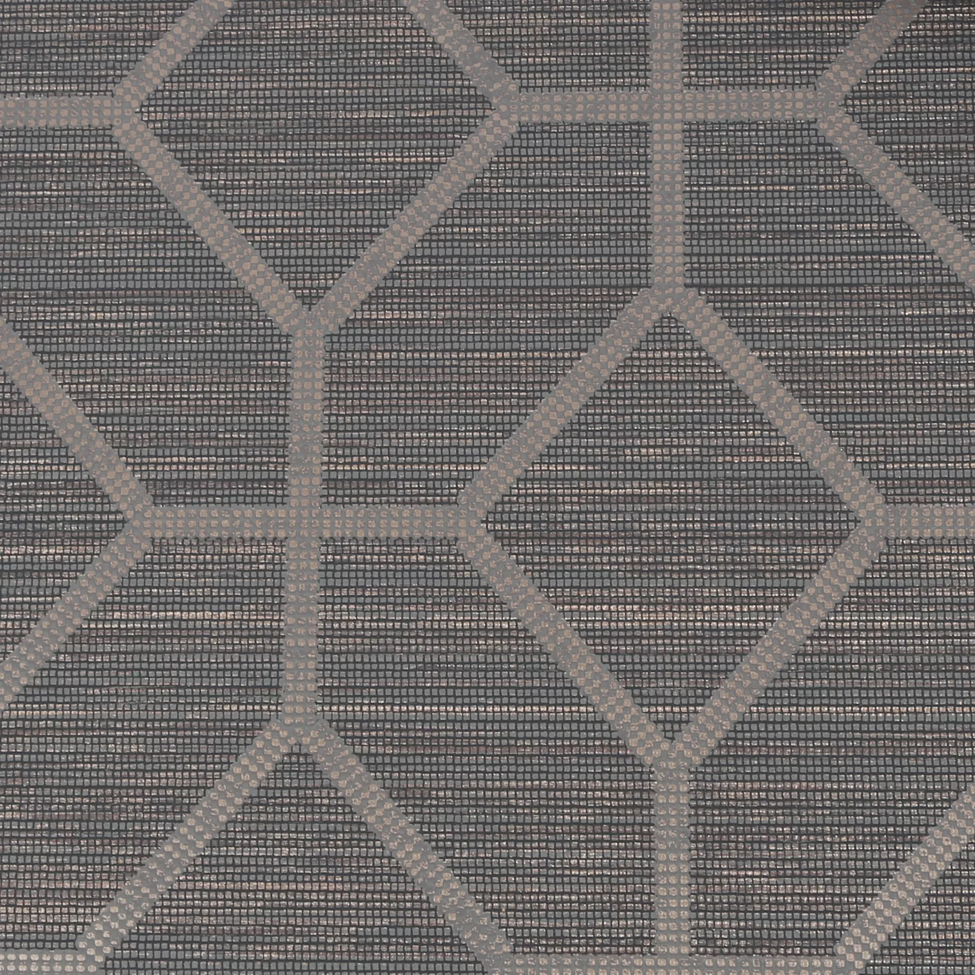 Boutique Asscher Grey Geometric Bronze Effect Textured Wallpaper 4 Boutique Asscher Grey Geometric Bronze Effect Textured Wallpaper - Image 2