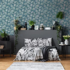 Boutique Betel Teal Metallic Effect Textured Wallpaper -Trade Point Sale boutique betel teal metallic effect textured wallpaper5011583413939 01i BQ