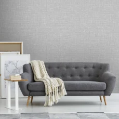 Boutique Chenille Silver Effect Textured Wallpaper -Trade Point Sale boutique chenille silver effect textured wallpaper5011583321395 01i bq