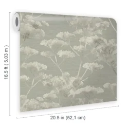 Boutique Green Leaves Metallic Effect Textured Wallpaper -Trade Point Sale boutique green leaves metallic effect textured wallpaper5011583514940 01t bq