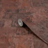 Boutique Industrial Concrete Red Concrete Effect Textured Wallpaper