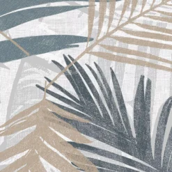 Boutique Jungle Glam Blue & Green Leaves Metallic Effect Smooth Wallpaper -Trade Point Sale boutique jungle glam blue green leaves metallic effect smooth wallpaper5011583448405 37c BQ