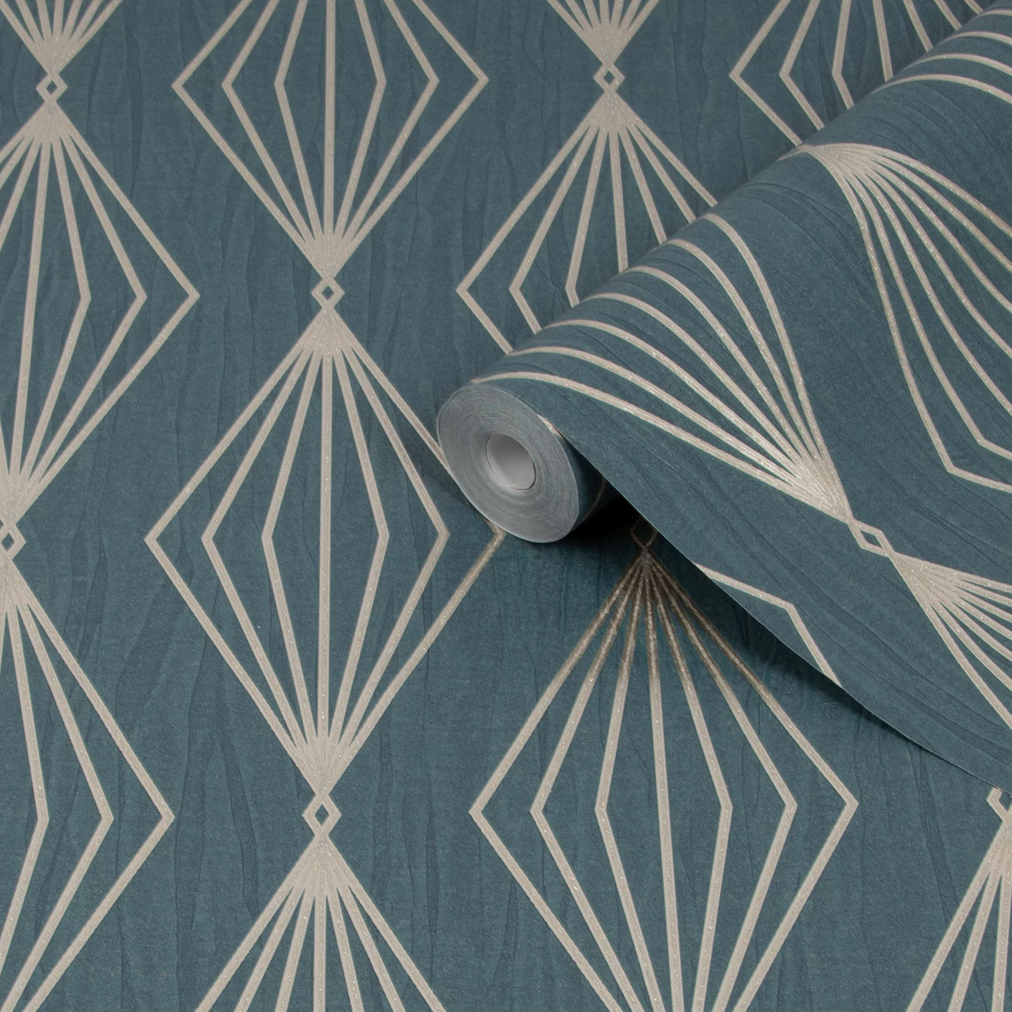 Boutique Marquise Emerald Geometric Gold Effect Textured Wallpaper 3 Boutique Marquise Emerald Geometric Gold Effect Textured Wallpaper