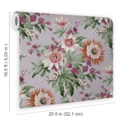 Boutique Martha Mauve Floral Smooth Wallpaper 11 Boutique Martha Mauve Floral Smooth Wallpaper -Trade Point Sale boutique martha mauve floral smooth wallpaper5011583501612 02t bq
