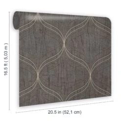 Boutique Optical Grey Geometric Bronze Effect Textured Wallpaper -Trade Point Sale boutique optical grey geometric bronze effect textured wallpaper5011583458527 01t bq