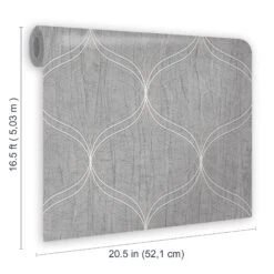 Boutique Optical Grey Geometric Textured Wallpaper -Trade Point Sale boutique optical grey geometric textured wallpaper5011583458497 01t bq