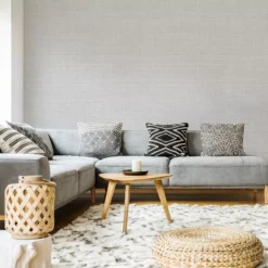 Boutique Royal Silk Silver Effect Textured Wallpaper -Trade Point Sale boutique royal silk silver effect textured wallpaper5011583444674 02i bq