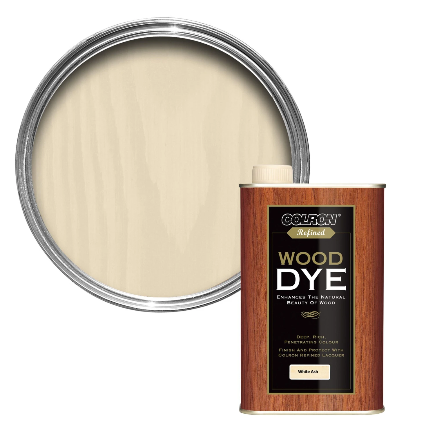 Colron Refined White Ash Wood Dye, 0.25L 3 Colron Refined White Ash Wood Dye, 0.25L