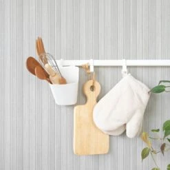 Contour White Panelled Smooth Wallpaper -Trade Point Sale contour white panelled smooth wallpaper5011583513127 21i bq