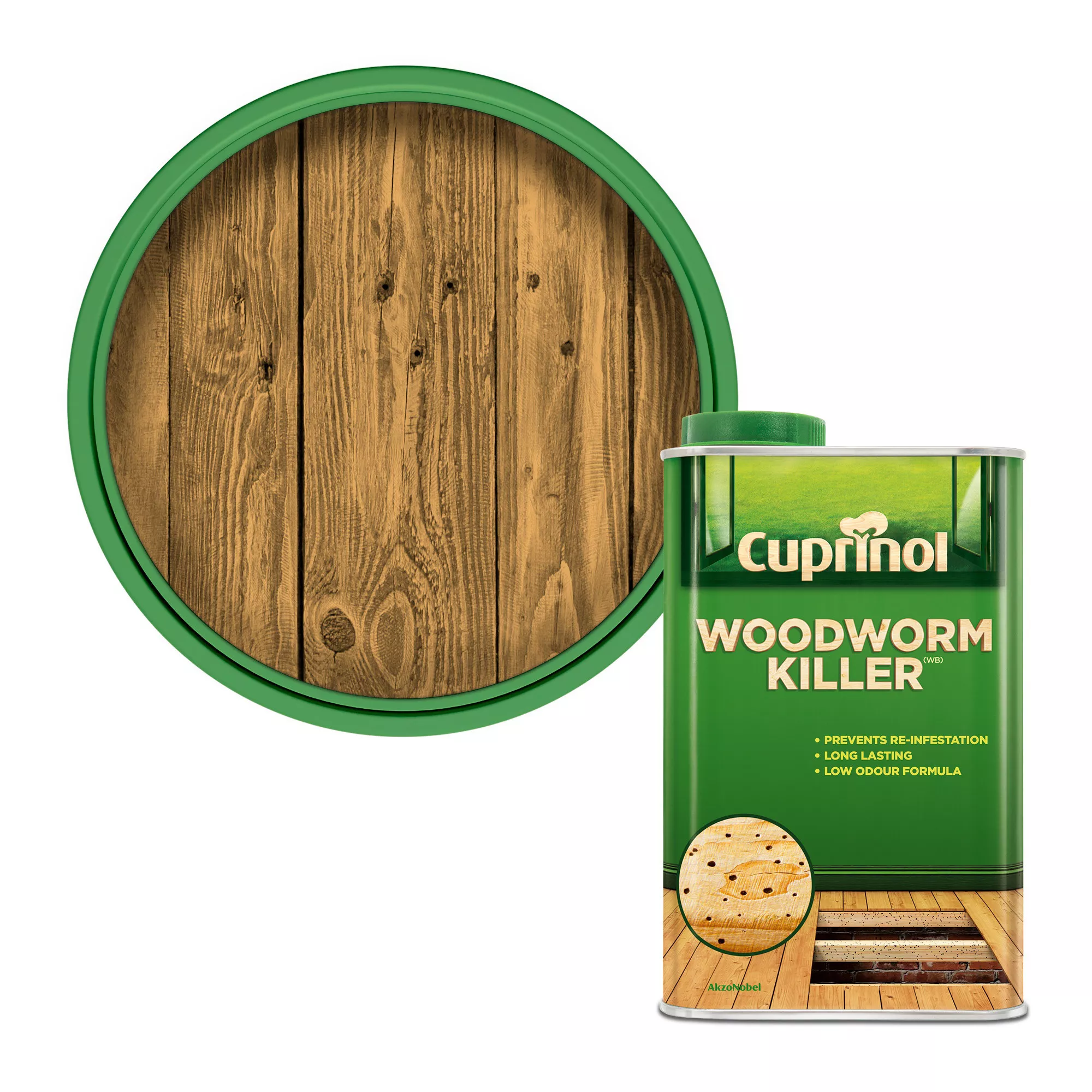 Cuprinol Clear Woodworm Killer, 1L 3 Cuprinol Clear Woodworm Killer, 1L