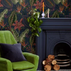 Envy Eden Dark Navy Floral Smooth Wallpaper 11 Envy Eden Dark Navy Floral Smooth Wallpaper -Trade Point Sale envy eden dark navy floral smooth wallpaper5011583527964 20i