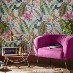 Envy Eden Multicolour Floral Smooth Wallpaper -Trade Point Sale envy eden multicolour floral smooth wallpaper5011583528114 20i