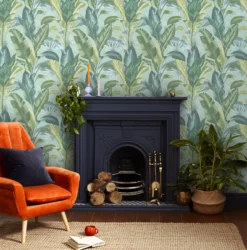 Envy Leaf It Out Midnight Tropical Smooth Wallpaper -Trade Point Sale envy leaf it out midnight tropical smooth wallpaper5011583528176 21i