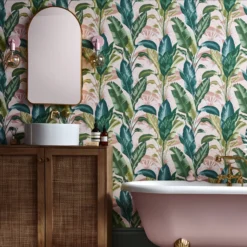 Envy Leaf It Out Sunrise Tropical Smooth Wallpaper -Trade Point Sale envy leaf it out sunrise tropical smooth wallpaper5011583531381 20i