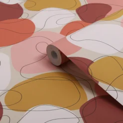 Envy Mood Peachy Abstract Smooth Wallpaper