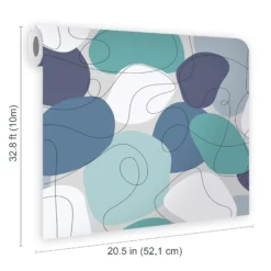 Envy Mood The Blues Abstract Smooth Wallpaper -Trade Point Sale envy mood the blues abstract smooth wallpaper5011583531749 02t