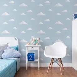 Fresco Blue Clouds Smooth Wallpaper 12 Fresco Blue Clouds Smooth Wallpaper -Trade Point Sale fresco blue clouds smooth wallpaper5011583516173 02i bq