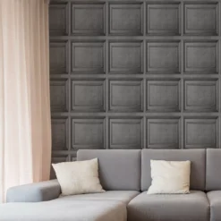 Fresco Grey Wood Panelling Smooth Wallpaper -Trade Point Sale fresco grey wood panelling smooth wallpaper5011583457452 01i bq