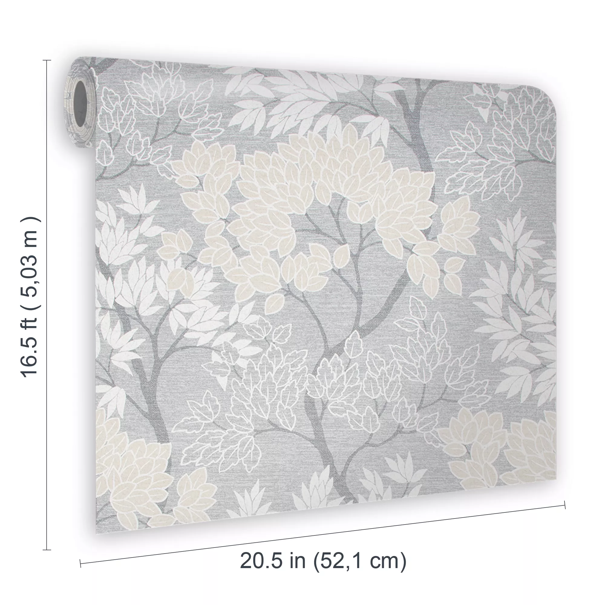 Fresco Lykke Charcoal Tree Smooth Wallpaper 8 Fresco Lykke Charcoal Tree Smooth Wallpaper - Image 6