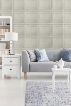 Fresco Neutral Wood Panelling Smooth Wallpaper -Trade Point Sale fresco neutral wood panelling smooth wallpaper5011583457469 02i bq