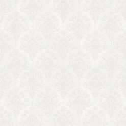 GoodHome Abeli White Russian Damask Metallic Effect Textured Wallpaper -Trade Point Sale goodhome abeli white russian damask metallic effect textured wallpaper3663602559924 38c bq