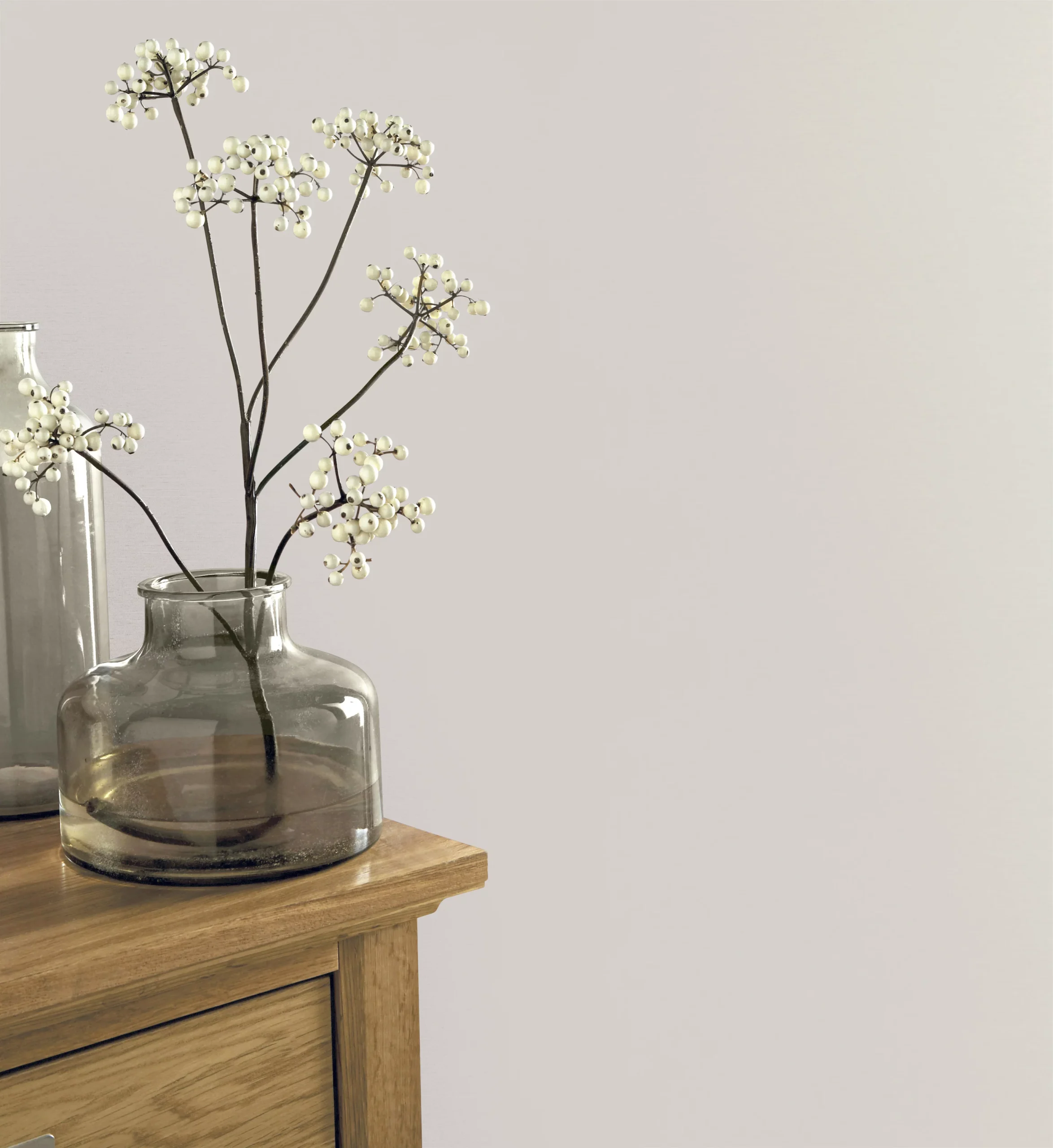 GoodHome Arceau Light Grey Fabric Effect Textured Wallpaper 6 GoodHome Arceau Light Grey Fabric Effect Textured Wallpaper - Image 4