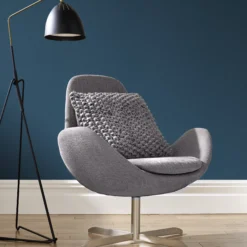 GoodHome Arceau Navy Fabric Effect Textured Wallpaper -Trade Point Sale goodhome arceau navy fabric effect textured wallpaper5059340408620 20i