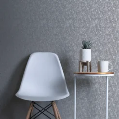 GoodHome Avington Silver Effect Textured Wallpaper -Trade Point Sale goodhome avington silver effect textured wallpaper5059340410326 20i