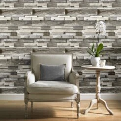 GoodHome Baddiley Grey Wood Effect Textured Wallpaper 9 GoodHome Baddiley Grey Wood Effect Textured Wallpaper -Trade Point Sale goodhome baddiley grey wood effect textured wallpaper5059340410647 02i