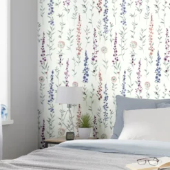 GoodHome Bifora Purple Floral Smooth Wallpaper 9 GoodHome Bifora Purple Floral Smooth Wallpaper -Trade Point Sale goodhome bifora purple floral smooth wallpaper3663602561354 01i bq