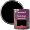 GoodHome Black Gloss Multi-surface Furniture Wood Varnish, 750ml -Trade Point Sale goodhome black gloss multi surface furniture wood varnish 750ml5059340486932 21c