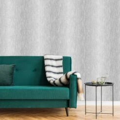 GoodHome Bloxholm Grey Striped Silver Effect Textured Wallpaper -Trade Point Sale goodhome bloxholm grey striped silver effect textured wallpaper5059340410579 21i