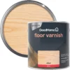 GoodHome Clear Gloss Floor Wood Varnish, 2.5L -Trade Point Sale goodhome clear gloss floor wood varnish 2 5l5059340486949 21c