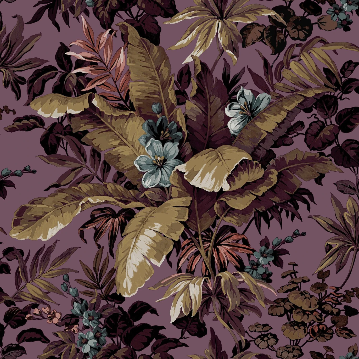 GoodHome Coleton Purple Floral Textured Wallpaper 4 GoodHome Coleton Purple Floral Textured Wallpaper - Image 2