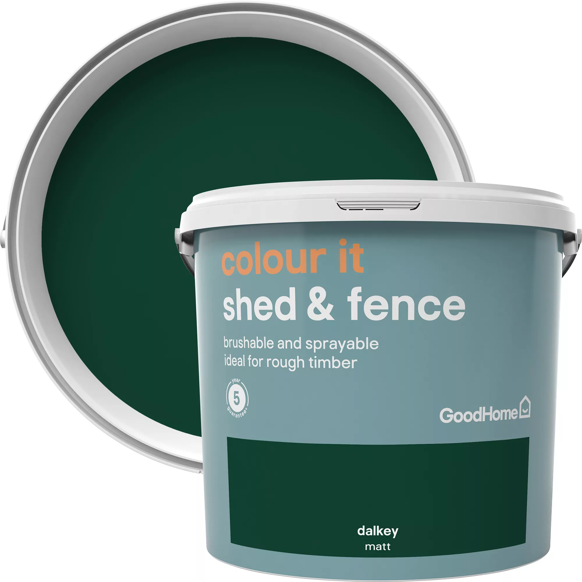 GoodHome Colour It Dalkey Matt Fence & Shed Stain, 5L 3 GoodHome Colour It Dalkey Matt Fence & Shed Stain, 5L - Image 2