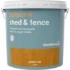 GoodHome Colour It Golden Oak Matt Fence & Shed Stain, 9L -Trade Point Sale goodhome colour it golden oak matt fence shed stain 9l5036581089160 02c