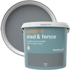 GoodHome Colour It Tulsa Matt Fence & Shed Stain, 5L 5 GoodHome Colour It Tulsa Matt Fence & Shed Stain, 5L -Trade Point Sale goodhome colour it tulsa matt fence shed stain 5l5036581088835 37c