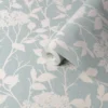GoodHome Danesfield Blue Leaves Smooth Wallpaper -Trade Point Sale goodhome danesfield blue leaves smooth wallpaper5059340410692 01c