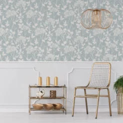 GoodHome Danesfield Blue Leaves Smooth Wallpaper -Trade Point Sale goodhome danesfield blue leaves smooth wallpaper5059340410692 21i