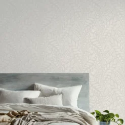 GoodHome Dryade Grey Leaves Textured Wallpaper -Trade Point Sale goodhome dryade grey leaves textured wallpaper3663602561279 01i bq