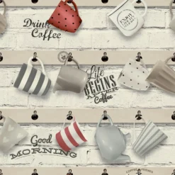 GoodHome Eclipta Multicolour Café Smooth Wallpaper -Trade Point Sale goodhome eclipta multicolour cafe smooth wallpaper3663602561750 36c