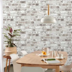 GoodHome Givry Beige Brick Stone Effect Textured Wallpaper -Trade Point Sale goodhome givry beige brick stone effect textured wallpaper3663602559627 02i bq