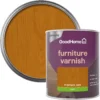 GoodHome Medium Oak Satin Multi-surface Furniture Wood Varnish, 750ml -Trade Point Sale goodhome medium oak satin multi surface furniture wood varnish 750ml5059340486802 21c