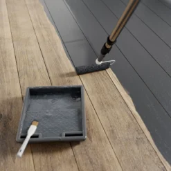 GoodHome Mid Grey Satin Floor Wood Varnish, 2.5L -Trade Point Sale goodhome mid grey satin floor wood varnish 2 5l5059340487014 02i