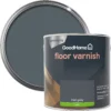 GoodHome Mid Grey Satin Floor Wood Varnish, 2.5L -Trade Point Sale goodhome mid grey satin floor wood varnish 2 5l5059340487014 21c