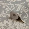 GoodHome Mire Grey Damask Woven Effect Textured Wallpaper -Trade Point Sale goodhome mire grey damask woven effect textured wallpaper3663602559887 36c bq
