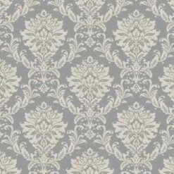 GoodHome Mire Grey Damask Woven Effect Textured Wallpaper -Trade Point Sale goodhome mire grey damask woven effect textured wallpaper3663602559887 38c bq