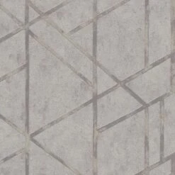 GoodHome Mirgan Light Grey Geometric Pearl Effect Textured Wallpaper -Trade Point Sale goodhome mirgan light grey geometric pearl effect textured wallpaper5059340409719 38c