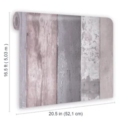 GoodHome Otau Grey Wood Effect Smooth Wallpaper -Trade Point Sale goodhome otau grey wood effect smooth wallpaper5397007029345 02t